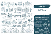 Hand Drawn Doodle Farm Life Set, an Object Illustration by Anna Ivanir (Thumbnail 1 of 2)