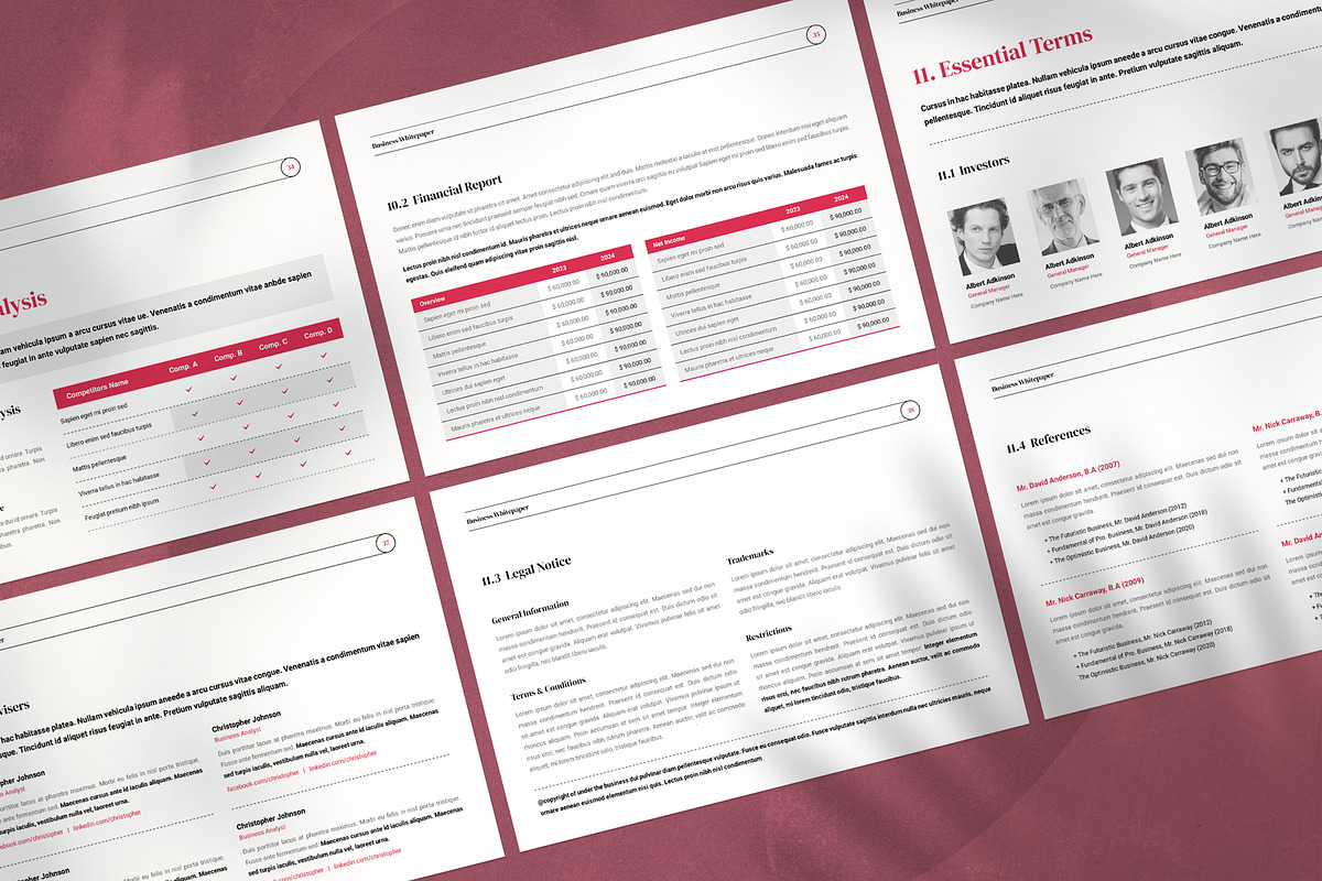 White Paper | Canva, Word, InDesign, a Brochure Template by Orcshape Studio (Photo 13 of 16)