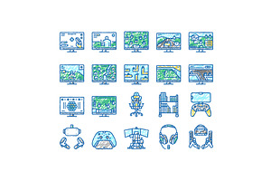 Video Game Electronic And Device, an Object Illustration by pikepicture