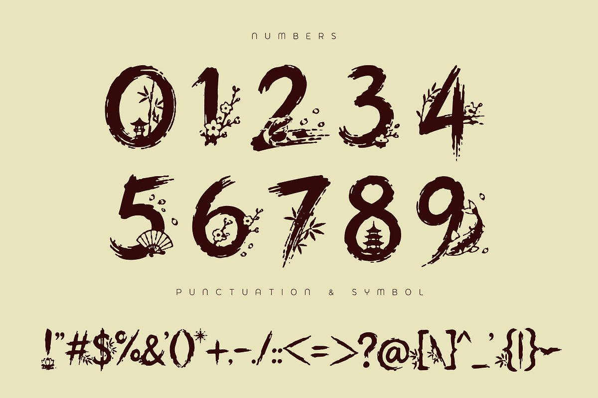 SumiBlossom - Japanese Art Font, a Script Font by HypeWorksCo (Photo 13 of 13)