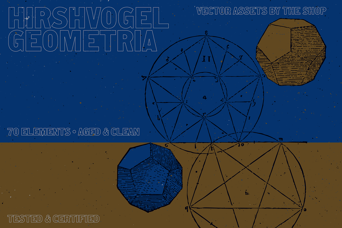 Hirschvogel geometria vector assets, an Object Graphic by The Shop (Photo 7 of 12)