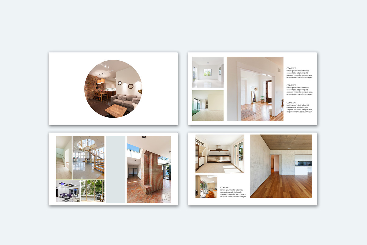 Interior Design Slides Template, a Presentation Template by Templits