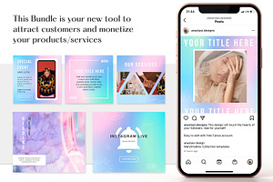 Instagram Gradient Engagement Bundle