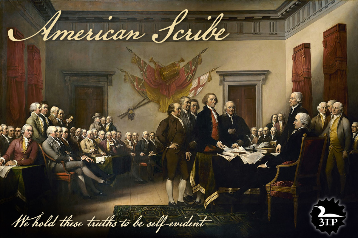 American Scribe, a Fourth of July font