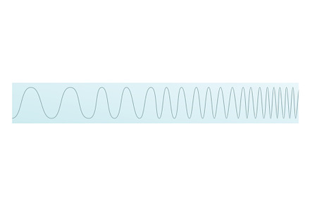Radio wave spectrum icon, an Illustration by Things for designers