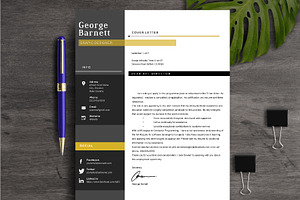 Resume Template 2 Page CV Template