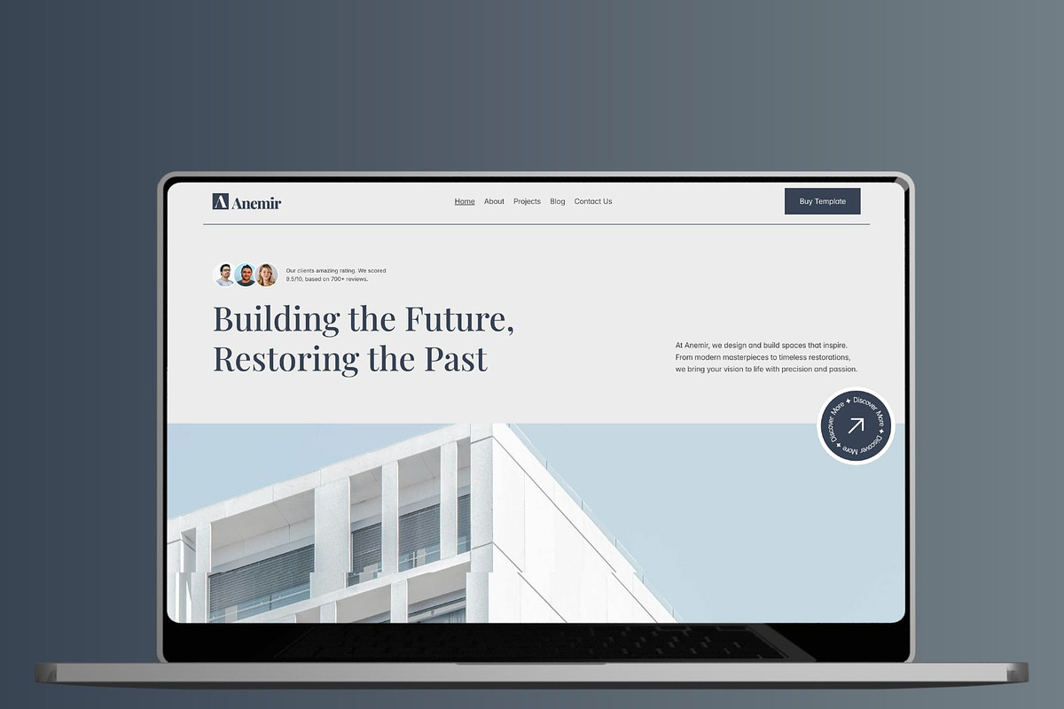 Anemir - Architects Framer, an UI Kit Template by Frameko (Photo 5 of 6)