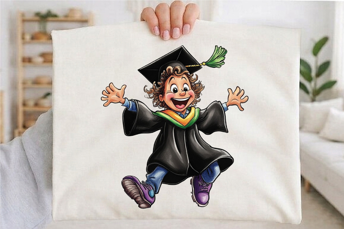 Whimsical Graduation Kids Clipart, a Person Illustration by designcity5 (Photo 5 of 5)