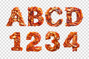 Turkey Feather 3D Font, a Font by Loudoun Design Co. (Thumbnail 6 of 6)
