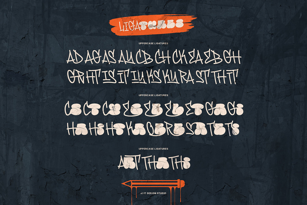 Famous Bomber Graffiti Mix Font, a Handwritten Font by alit design (Photo 27 of 30)