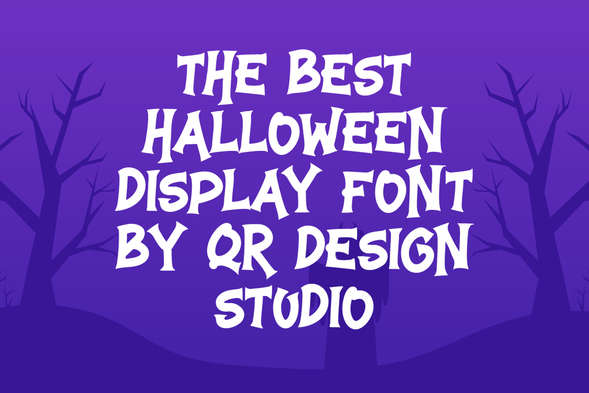 Costume Halloween Font, a Handwritten Font by QR Design Studio (Photo 5 of 8)
