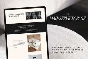 Showit Services Add-On Template