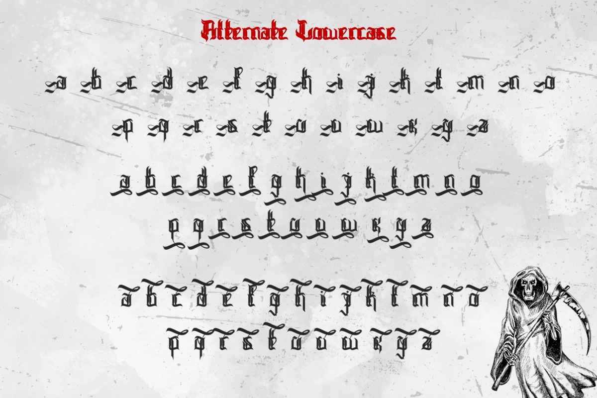 Backeys - Modern Blackletter Font, a Blackletter Font by Dhabee (Photo 4 of 17)