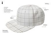 GRAINY Baseball Hat Mockup Kit, a Hat Mockup by Catkie - Digital Art (Thumbnail 3 of 9)