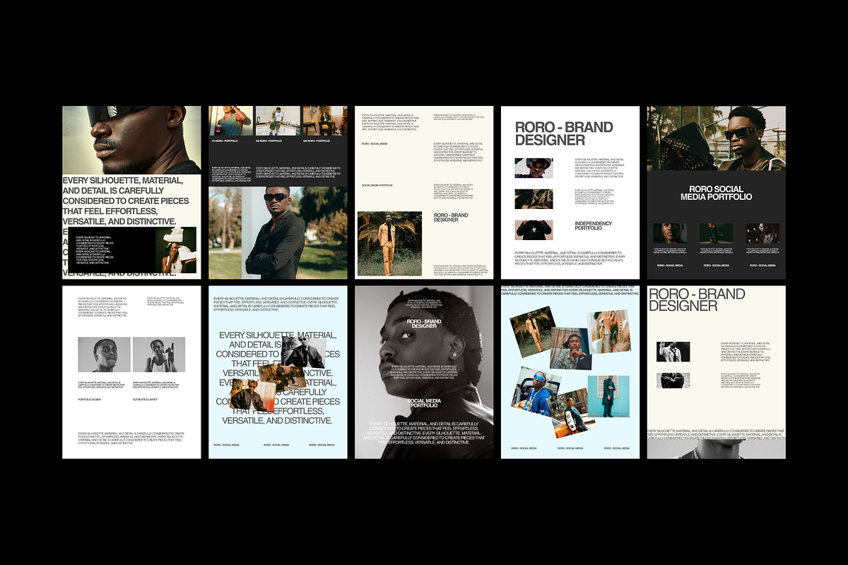 RORO - Social Media Portfolio 8 IN 1, a Social Media Template by Propertype (Photo 7 of 10)