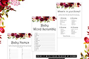 Printable Baby Shower Games, a Graphic by Wow Designs (Thumbnail 4 of 5)