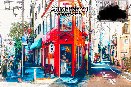 Anime Sketch Photoshop Action