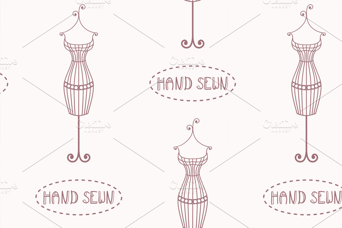 Clothing/tailor shop illustrations, an Illustration by Zhemchuzhina (Photo 5 of 6)