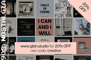 90s Canva Social Media Templates