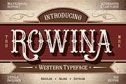 Rowina, a Serif Font by Burntilldead (Thumbnail 1 of 12)