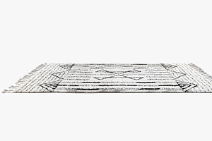 Scandinavian Rugs Set 3d Model