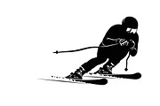 collection of Winter Ski Silhouette, an Illustration by Amazin_art (Thumbnail 30 of 33)