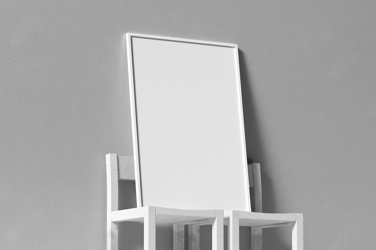 Poster Frame Mock-up, an Advertising Mockup by BLISS DESIGN (Photo 3 of 4)