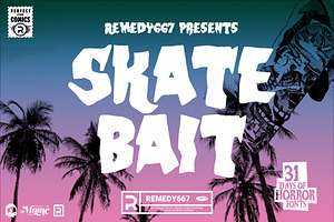 Skate Bait – 80s Font, a Font by Remedy667