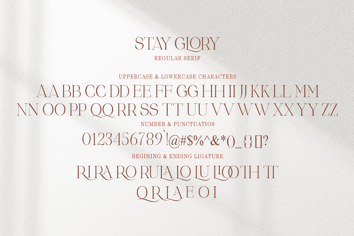 Stay Glory Font Duo, a Script Font by Letter Fresh (Photo 6 of 7)