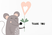 Nursery Art Cute Mouses, an Animal Illustration by Nursery Art (Thumbnail 7 of 7)