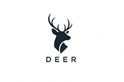 Minimal Deer Logo, a Branding & Logo Template by Logocreative (Thumbnail 1 of 2)