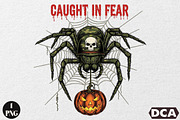 Camo Spider Halloween Sublimation, an Illustration by DreamCafeArt (Thumbnail 1 of 6)
