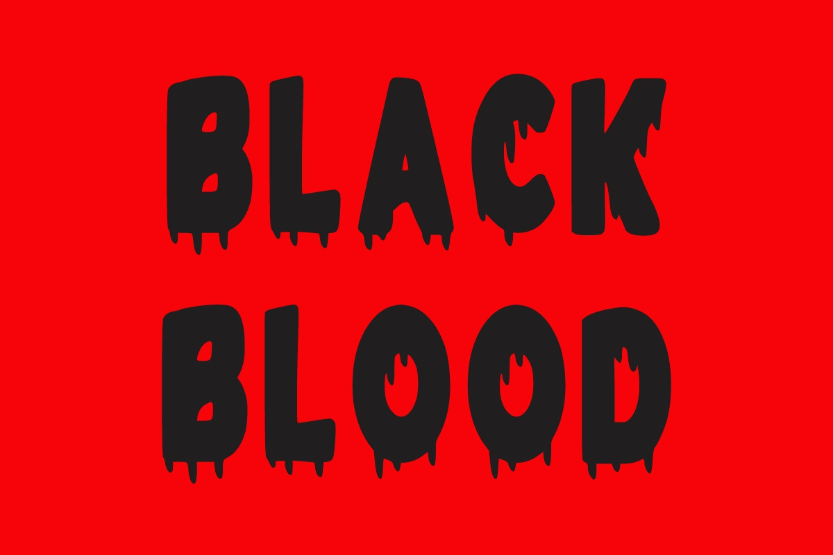 Monster Halloween, a Blackletter Font by Fourteen Letter (Photo 4 of 7)