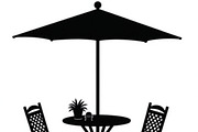Table Umbrella Beach Silhouette, an Illustration by Amazin_art (Thumbnail 13 of 13)