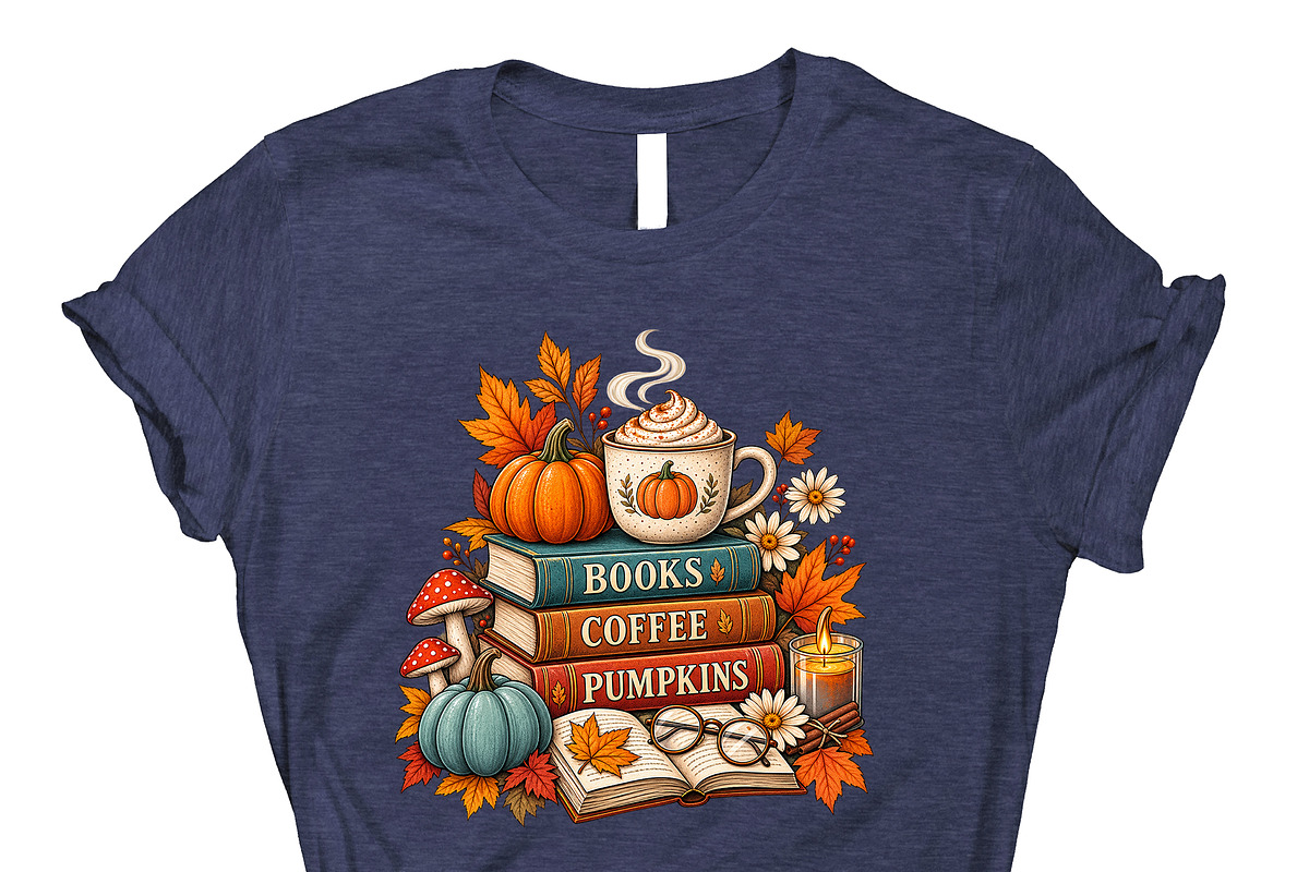 Books Coffee Pumpkins CozyAutumn PNG, an Object Graphic by Star Graphic Design (Photo 10 of 12)