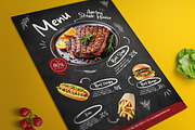 Blackboard Menu, a Flyer Template by Aarley Kaiven (Thumbnail 2 of 3)