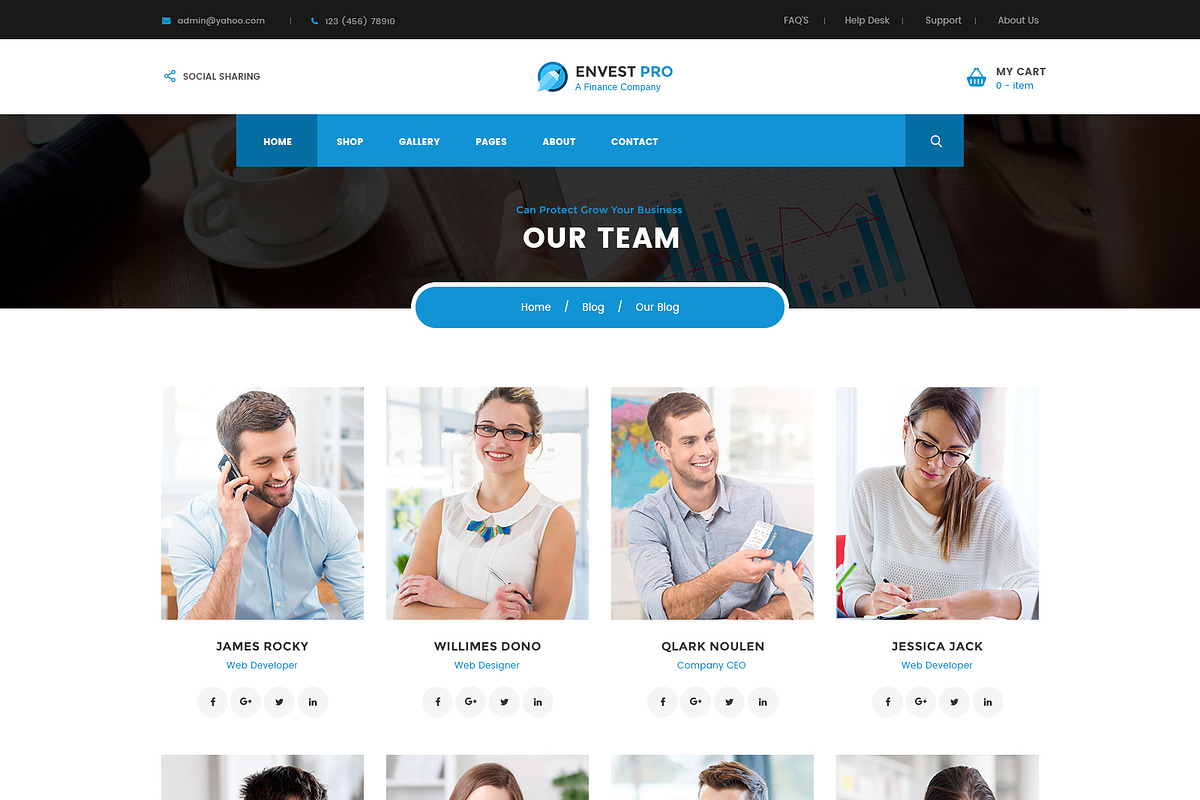 Envest Pro - Multipurpose Theme, a WordPress Template by DigitalCenturySF (Photo 14 of 18)