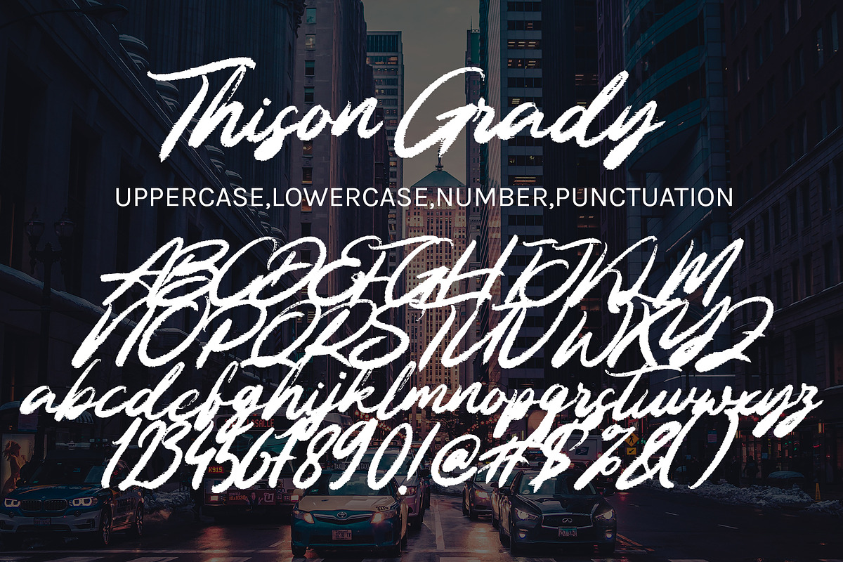 Thison Grady, a Handwritten Font by HaKi Studio (Photo 2 of 5)