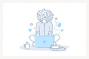 Bundle vol. 1 - Line Illustrations, a Graphic by PixelBender (Thumbnail 6 of 15)