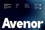 Avenor - Geometric Sans Serif Font, a Sans Serif Font by roomspace creative lab (Thumbnail 1 of 9)