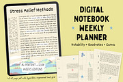 Digital Weekly Planner/Notebook ADHD, a Stationery Template by Ashiya Pixel (Thumbnail 6 of 18)