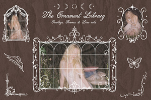 Ornament Library Frames & Overlays, an Object Graphic by Lidberia