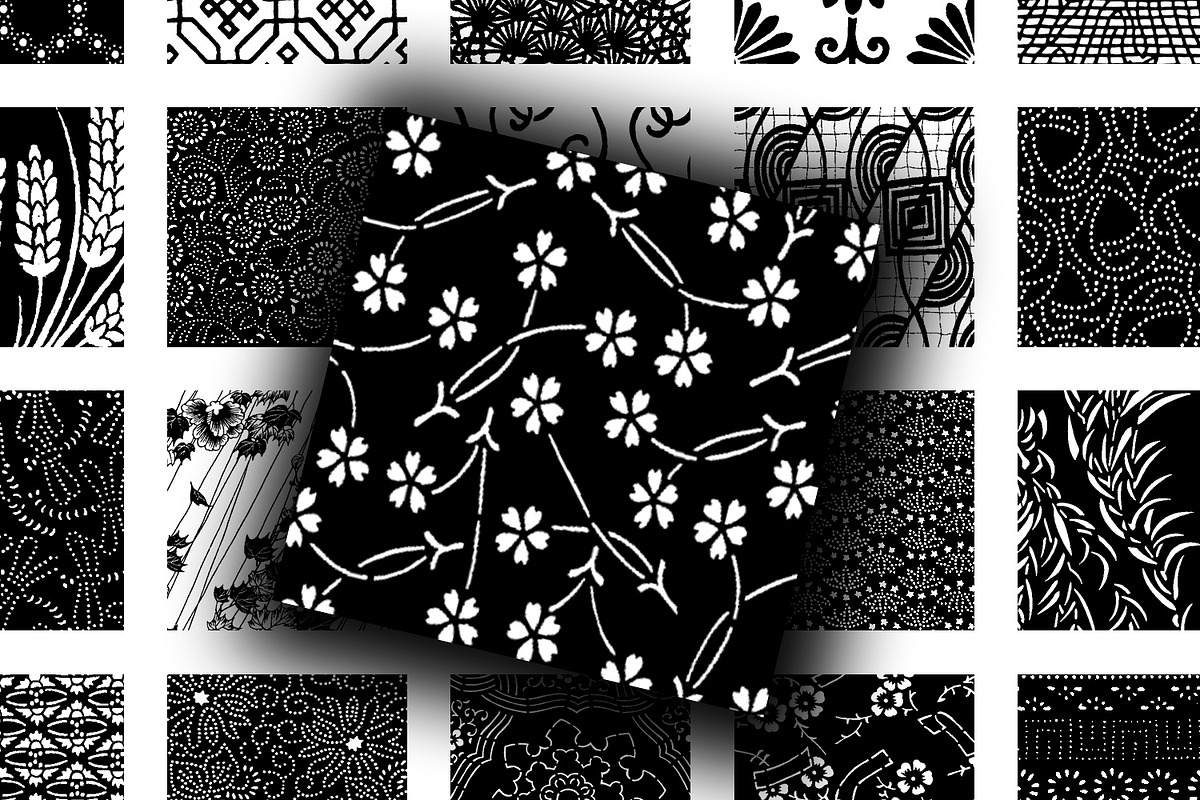 Collage - Black and White East Desig, a Print Template by Kseniya-Omega (Photo 1 of 3)