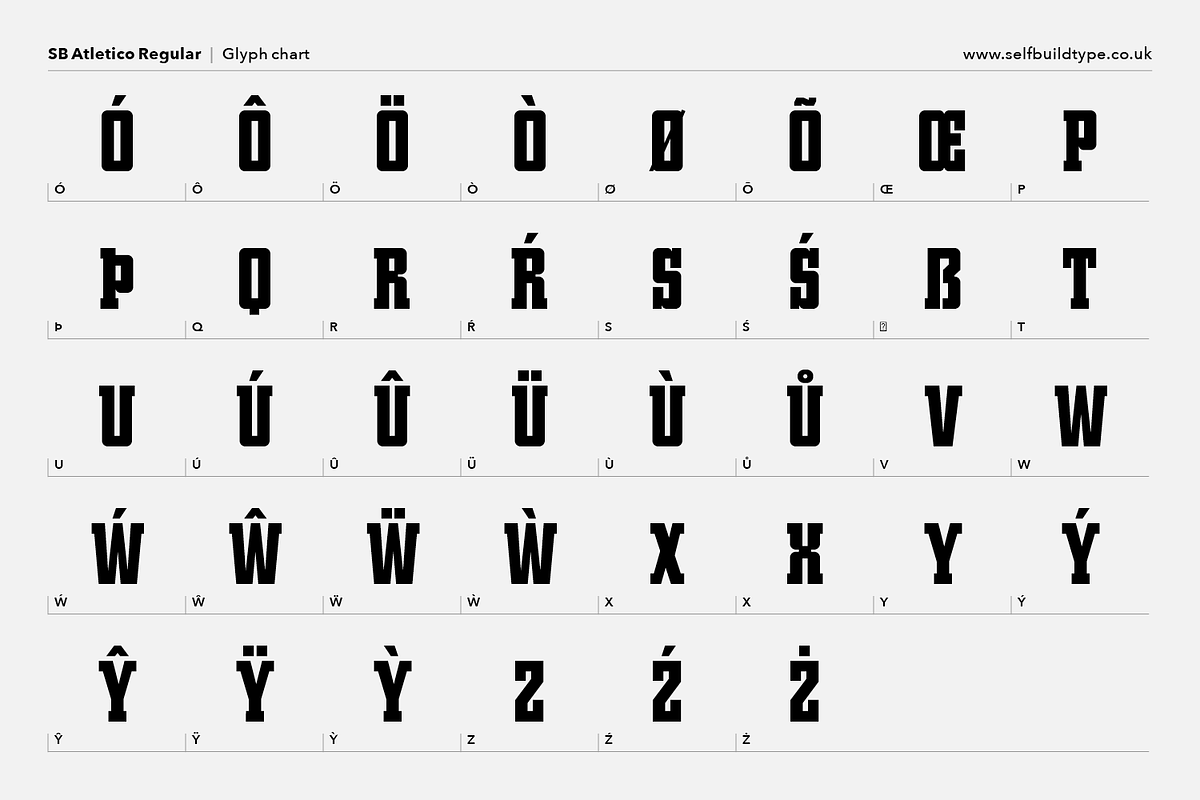 Atletico slab serif (3 fonts), a Slab Serif Font by SelfBuild Type (Photo 12 of 16)