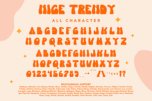 Nice Trendy - A Groovy Typeface