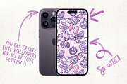 Kawaii Witch  Seamless  patterns, a Pattern Graphic by Sonch' s Curiosities (Thumbnail 3 of 3)