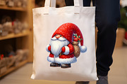 Watercolor Christmas Gnomes Clipart, a Person Illustration by Libby Wishes (Thumbnail 4 of 5)