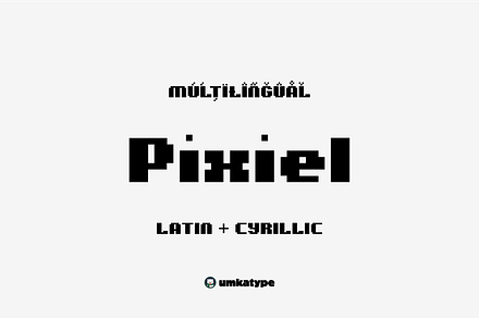 Pixiel Pixel Game Font, a Sans Serif Font by alpercakici