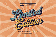 PSD Vintage Text Effect Retro Style, a Layer Style Add-On by Mockmenot (Thumbnail 1 of 2)
