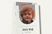 Child Funeral Program Set I Canva, an Invitation Template by The Social Stuff (Thumbnail 1 of 11)